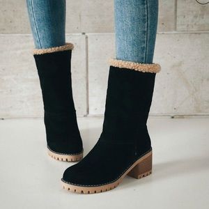 Skylar Fur Heel Boots